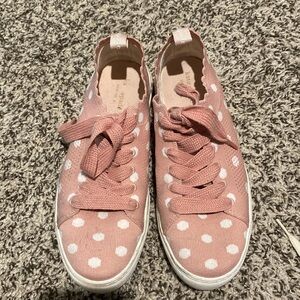 Kate spade pink polka dot sneaker